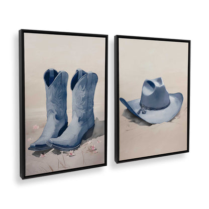 [Color:Satin Black], Picture of art in a Satin Black frame at an angle