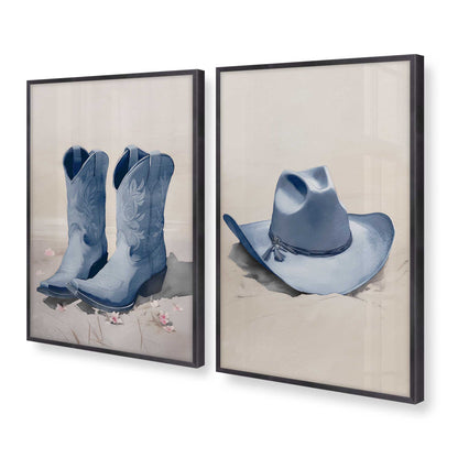 [Color:Weathered Zinc], Picture of art in a Weathered Zinc frame at an angle