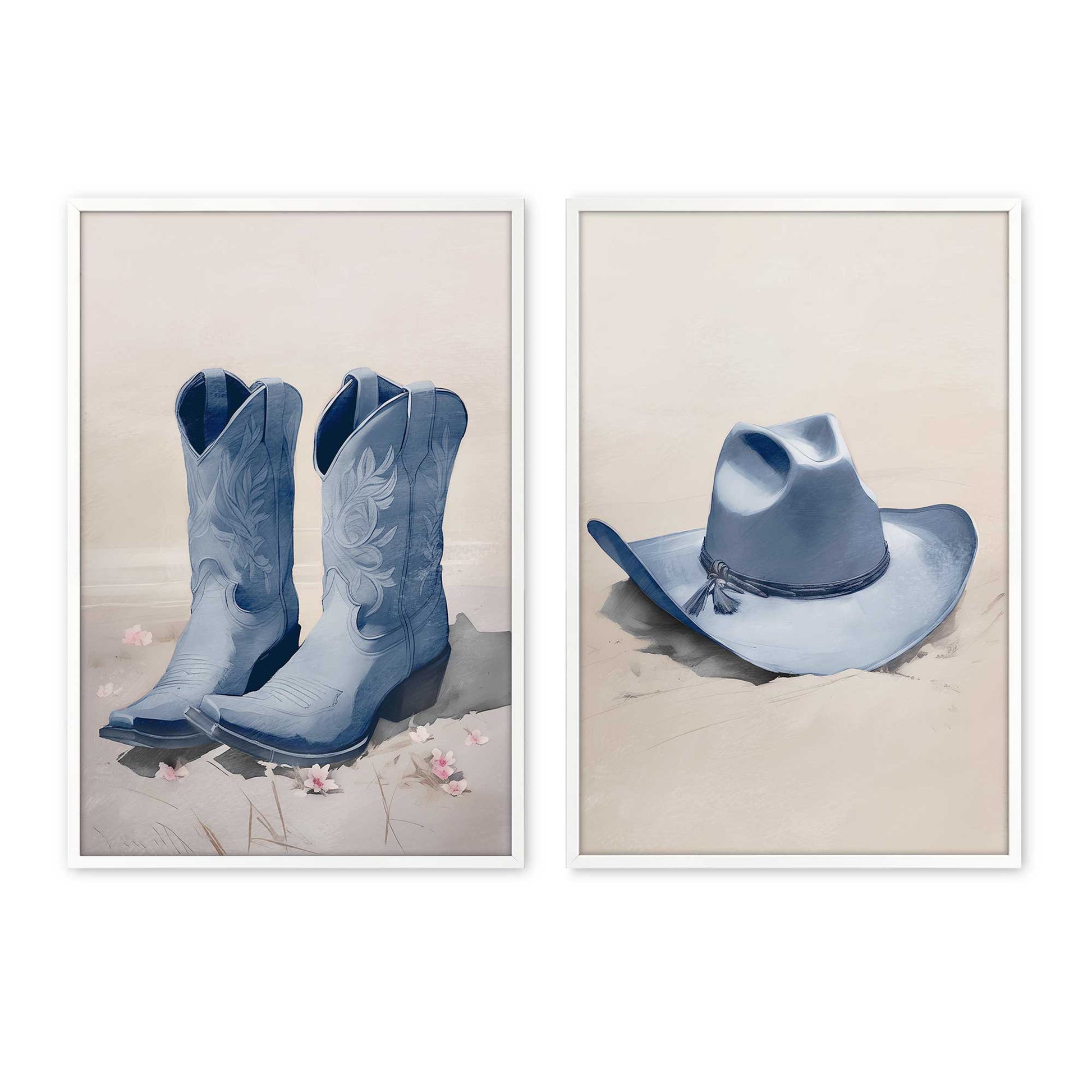 [Color:Opaque White], Picture of art in a Opaque White frame