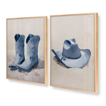 [Color:Raw Maple], Picture of art in a Raw Maple frame at an angle