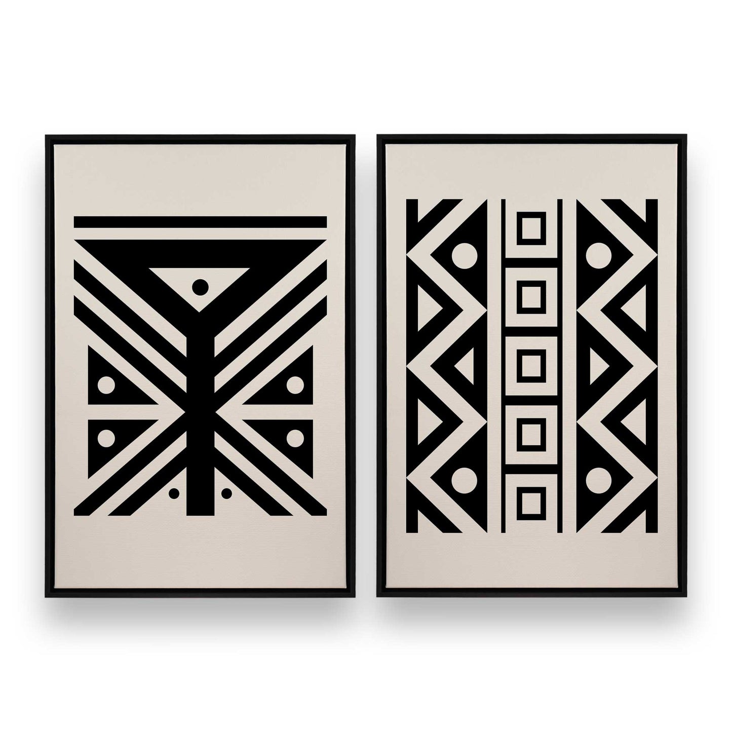 [Color:Satin Black], Picture of art in a Satin Black frame