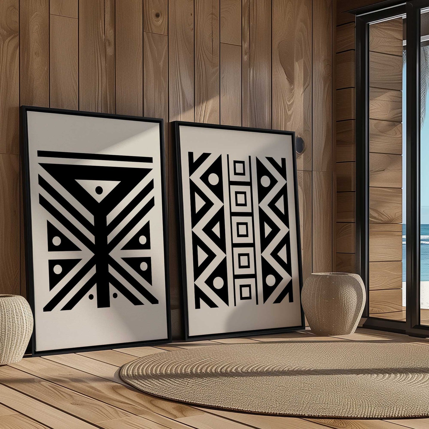 [Color:Opaque White], Picture of art in a White frame
