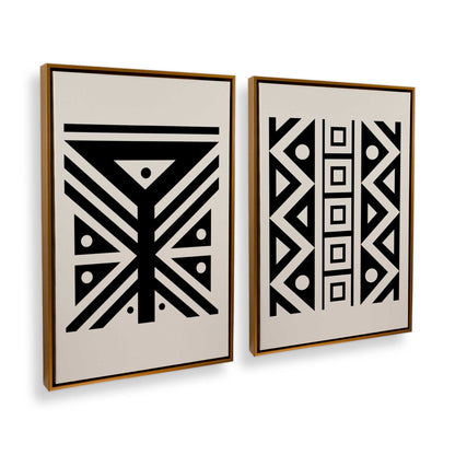 [Color:Polished Gold], Picture of art in a Polished Gold frame at an angle