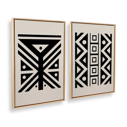 [Color:American Maple], Picture of art in a American Maple frame at an angle