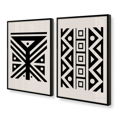 [Color:Satin Black], Picture of art in a Satin Black frame at an angle