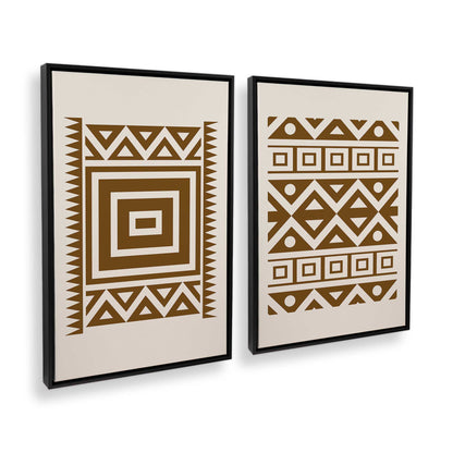 [Color:Satin Black], Picture of art in a Satin Black frame at an angle