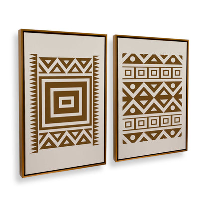 [Color:Polished Gold], Picture of art in a Polished Gold frame at an angle