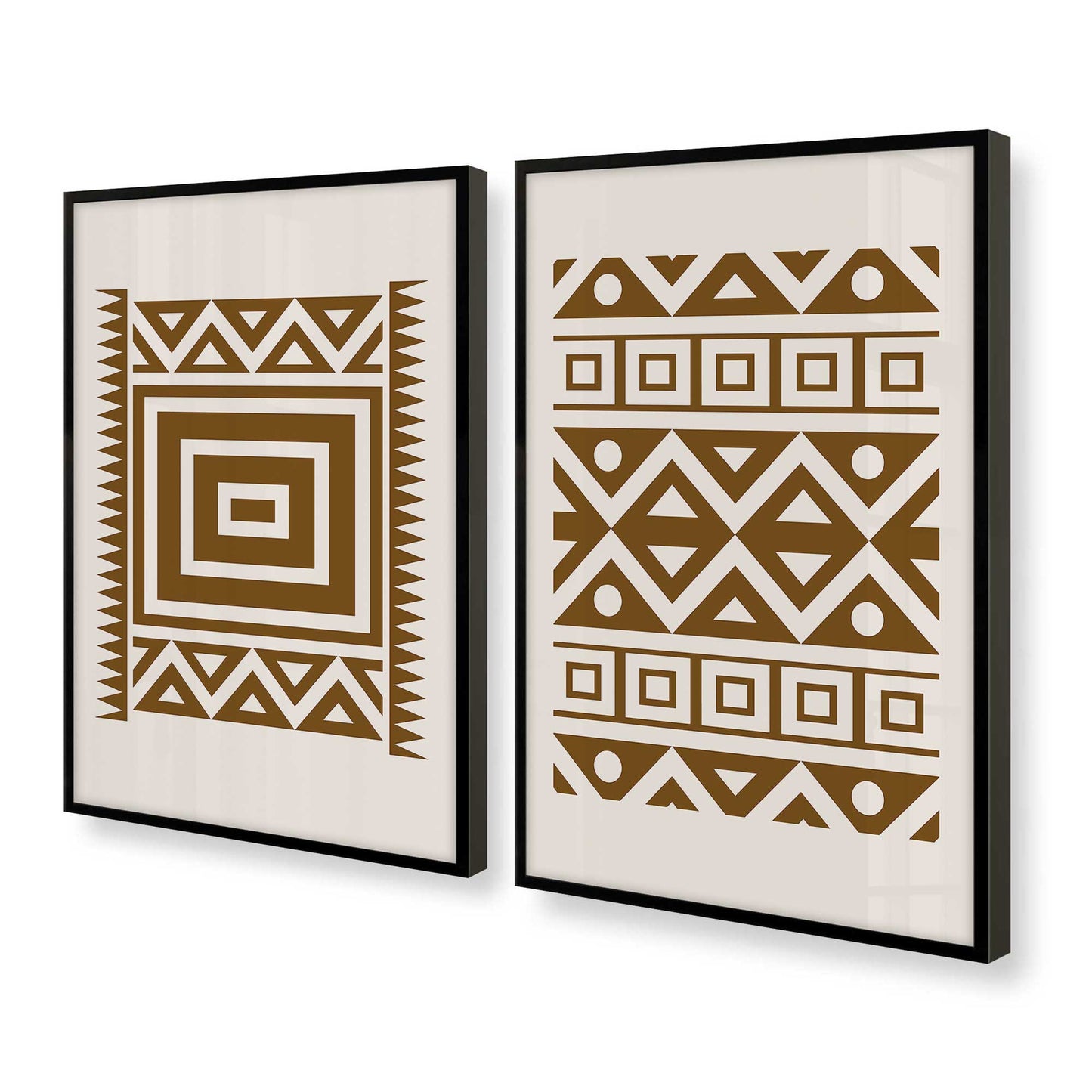 [Color:Satin Black], Picture of art in a Satin Black frame at an angle