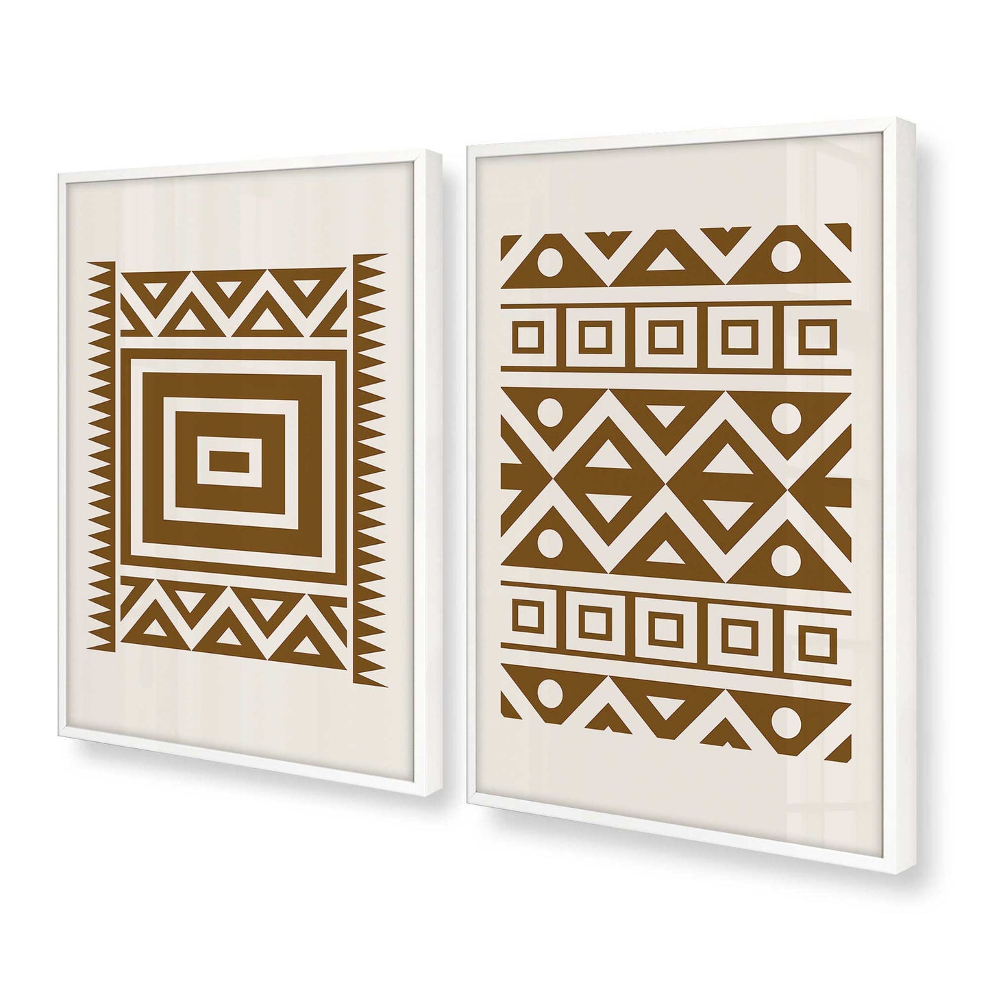 [Color:Opaque White], Picture of art in a Opaque White frame at an angle