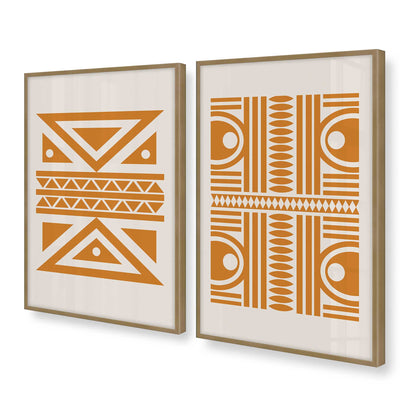 [Color:Brushed Gold], Picture of art in a Brushed Gold frame at an angle