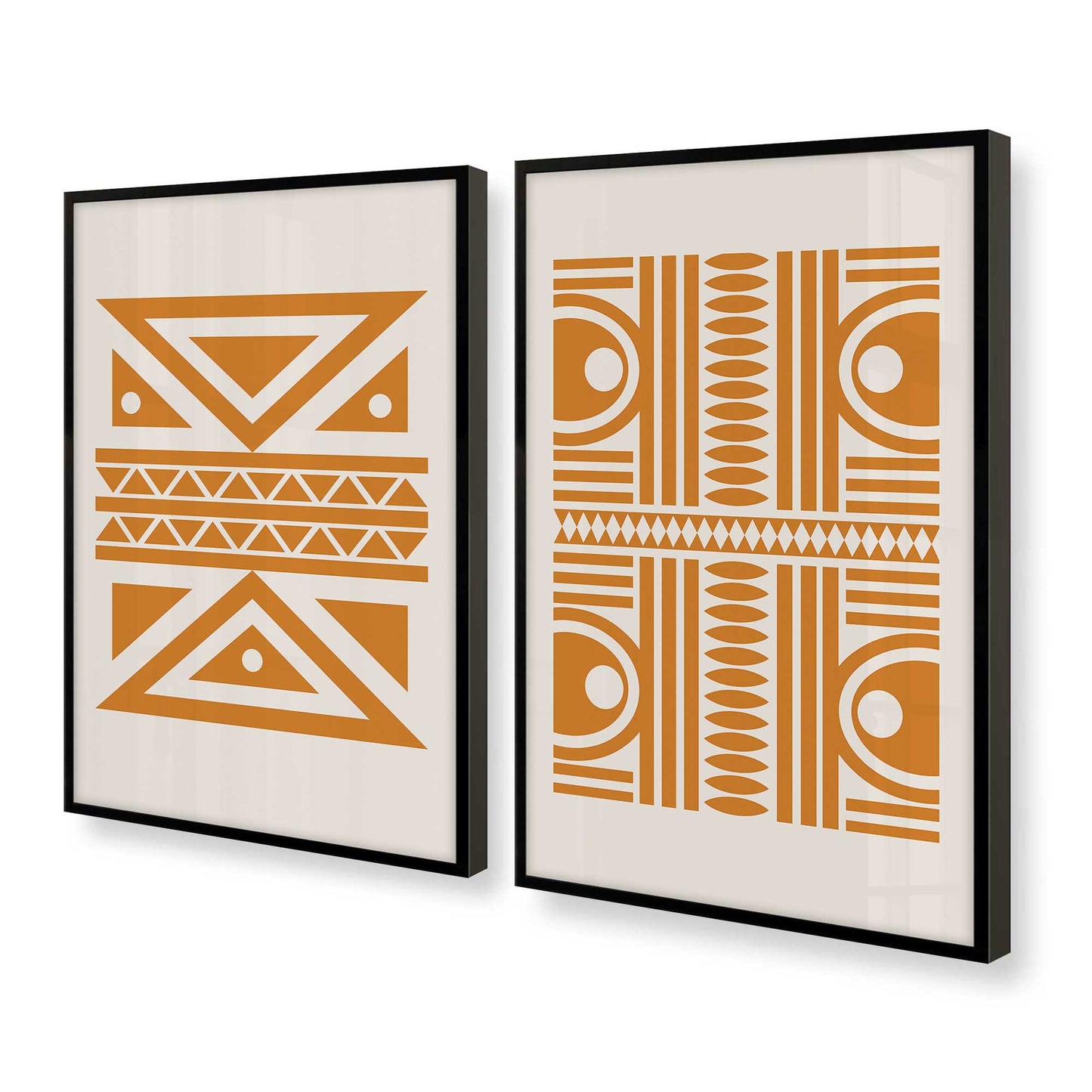 [Color:Satin Black], Picture of art in a Satin Black frame at an angle