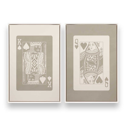 [Color:Opaque White], Picture of art in a White frame