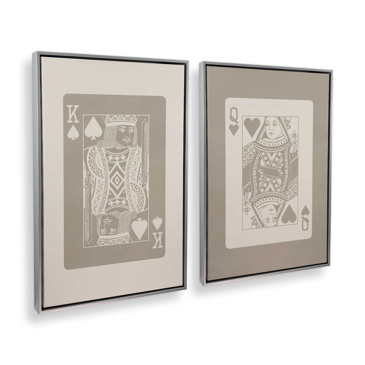 [Color:Polished Chrome], Picture of art in a Polished Chrome frame at an angle
