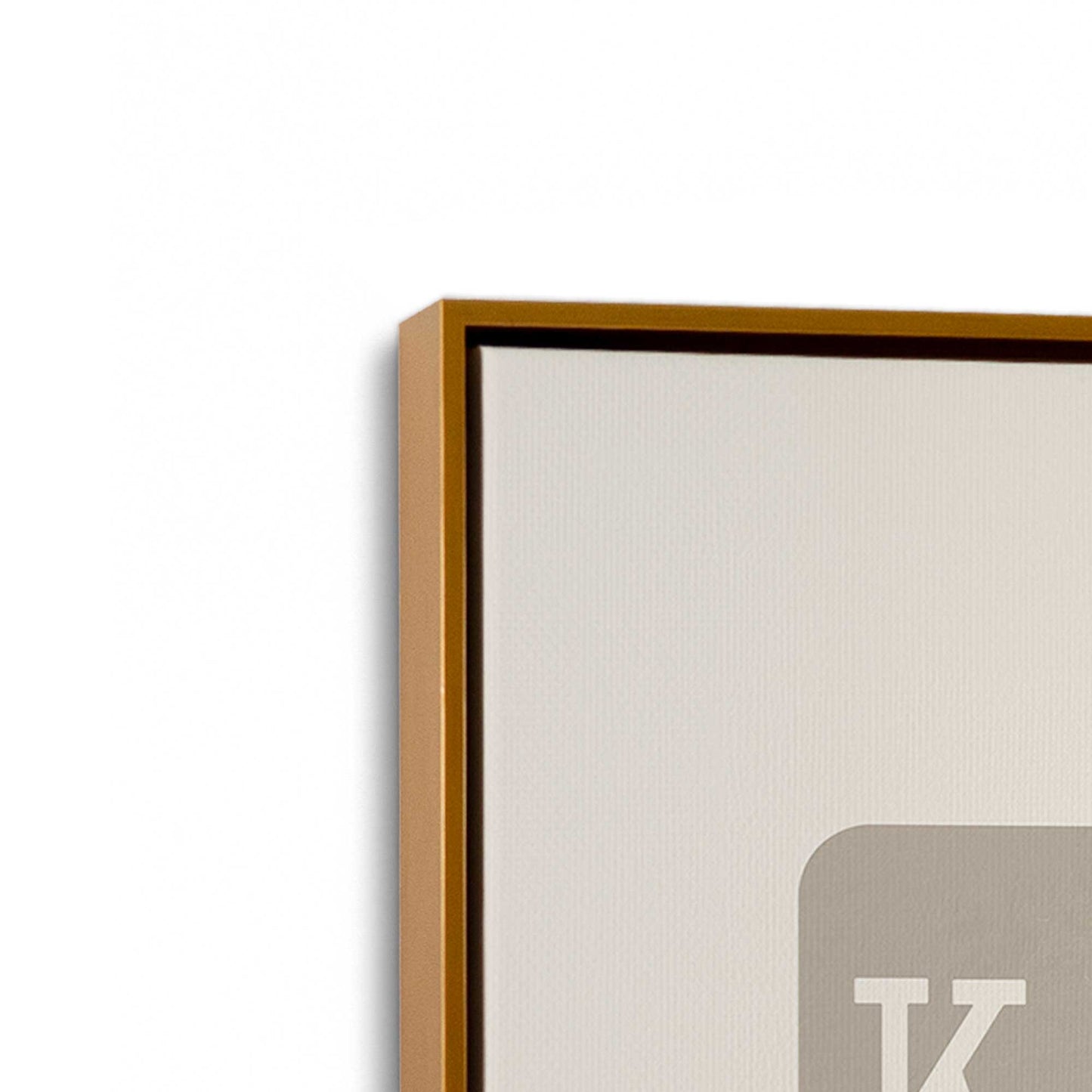 [Color:Polished Gold], Picture of the corner of the art