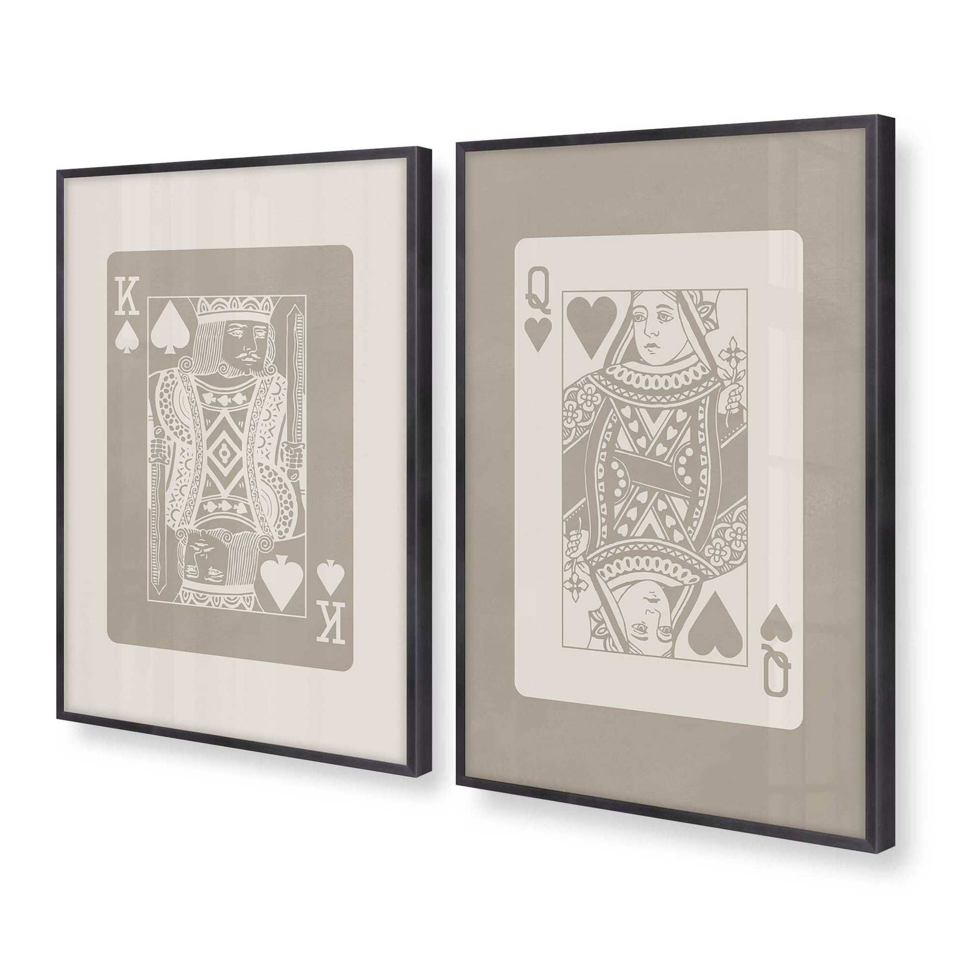 [Color:Weathered Zinc], Picture of art in a Weathered Zinc frame at an angle