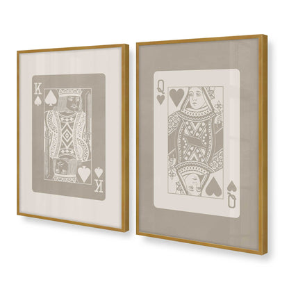 [Color:Polished Gold], Picture of art in a Polished Gold frame at an angle