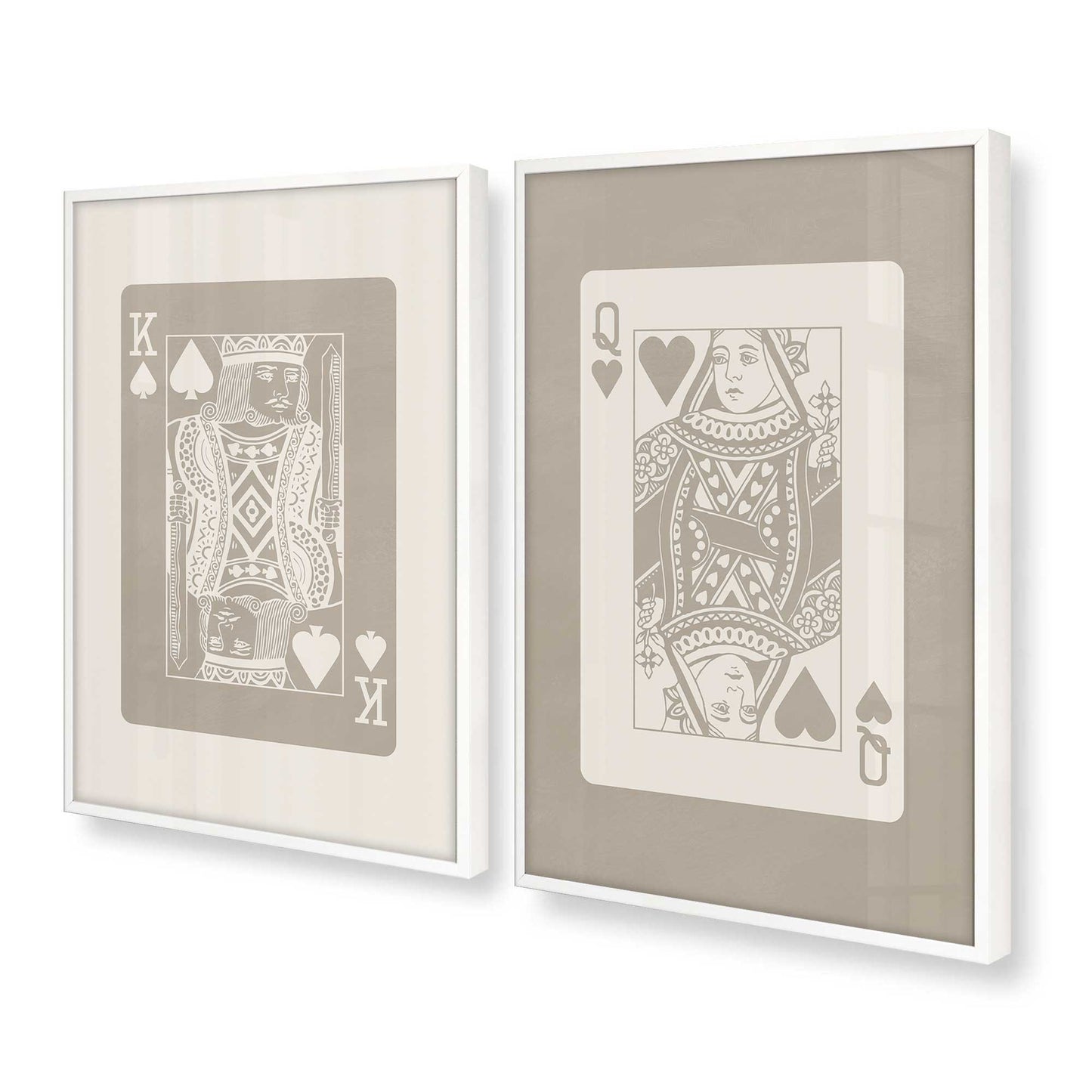 [Color:Opaque White], Picture of art in a Opaque White frame at an angle