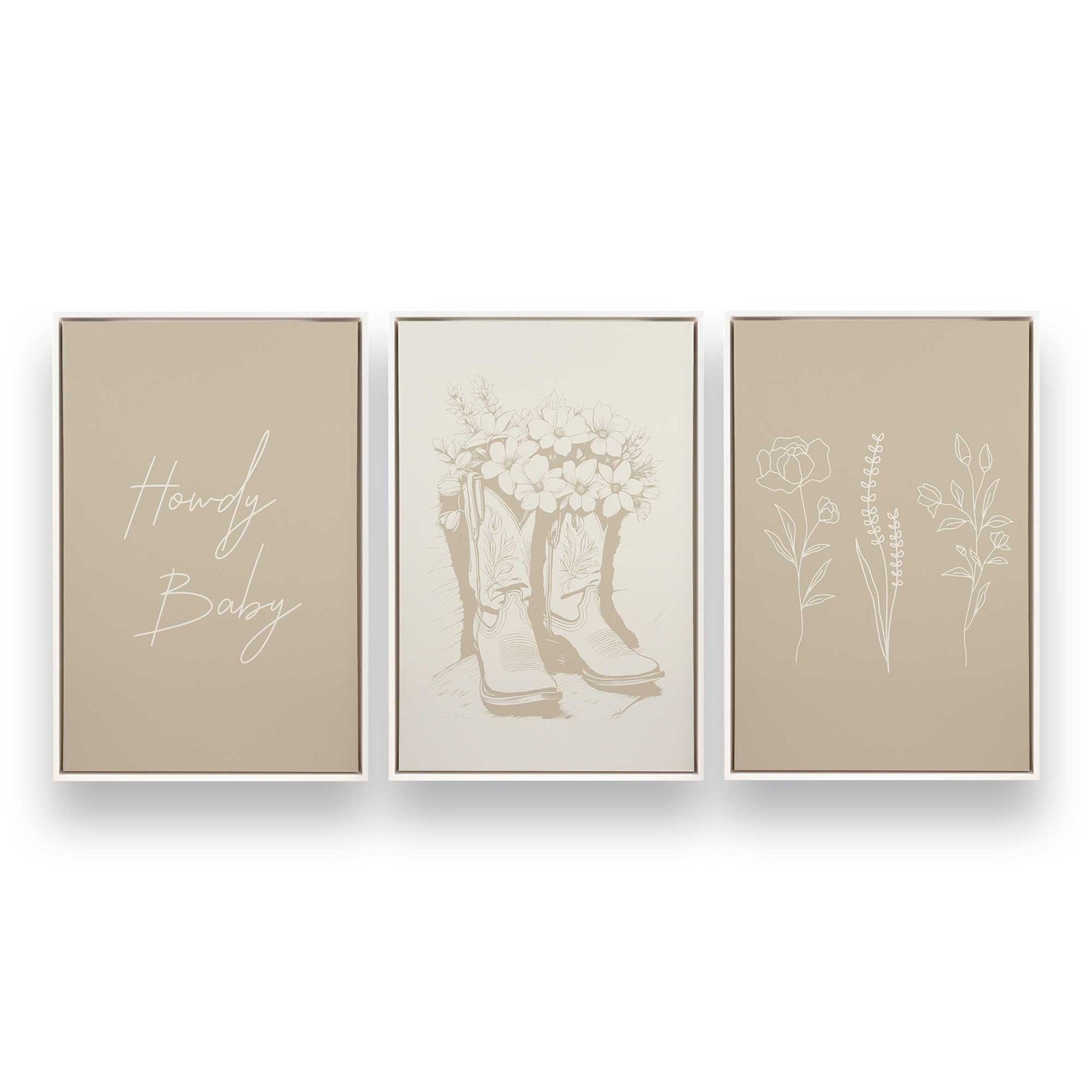 [Color:Opaque White], Picture of art in a White frame