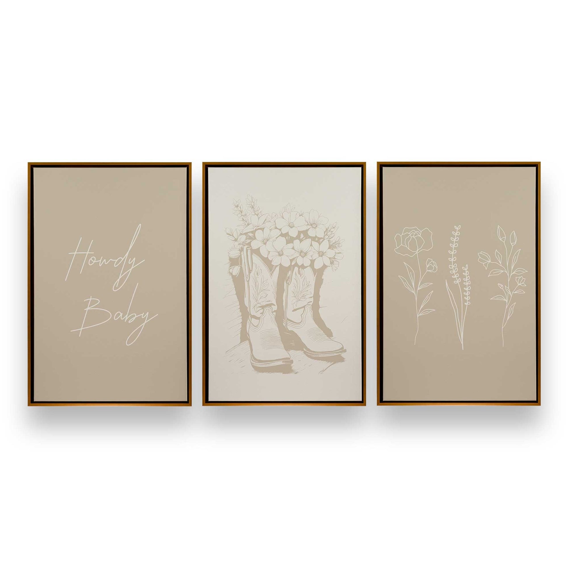 [Color:Polished Gold], Picture of art in a Polished Gold frame