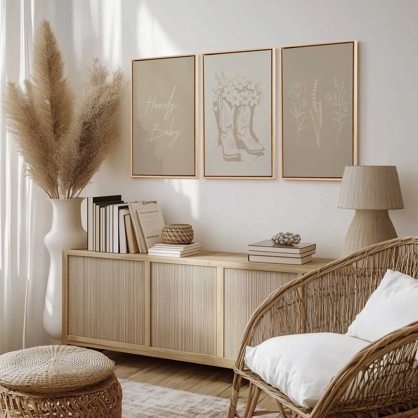 [Color:Opaque White], Picture of art in a White frame
