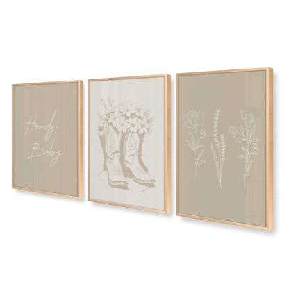 [Color:Raw Maple], Picture of art in a Raw Maple frame at an angle
