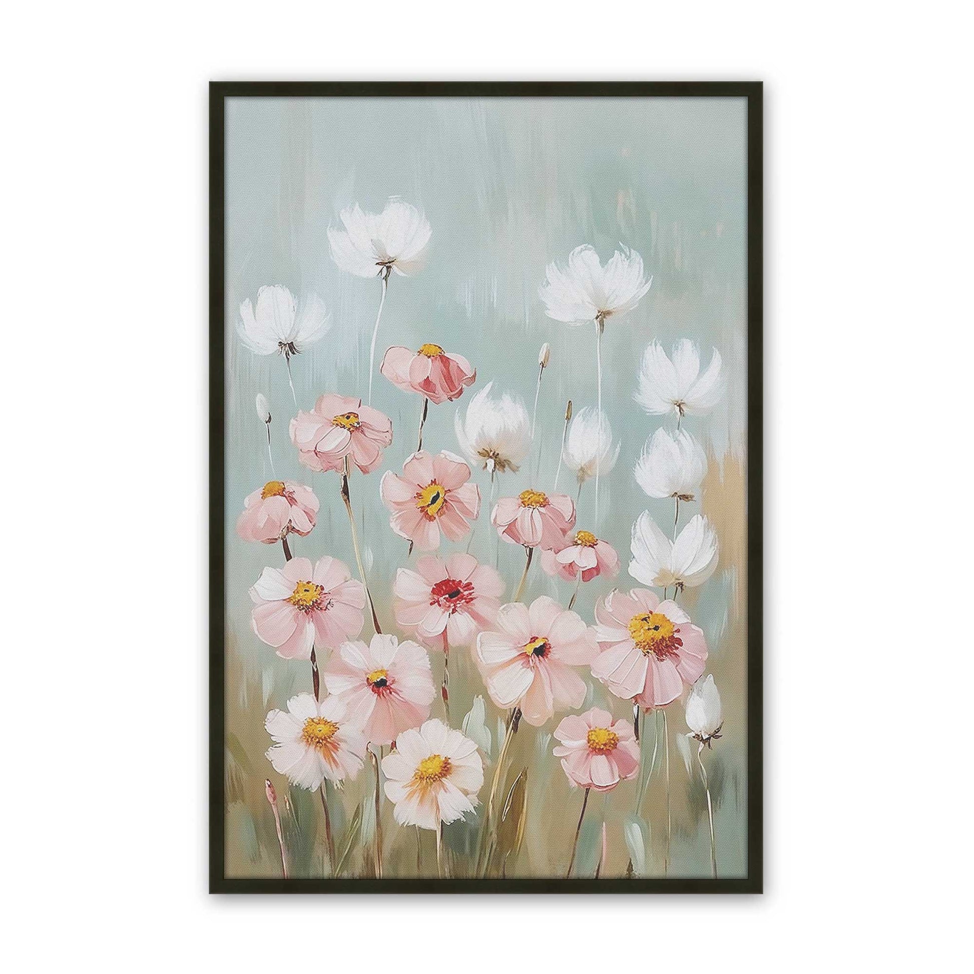 [Color:Satin Black], Picture of art in a Satin Black frame