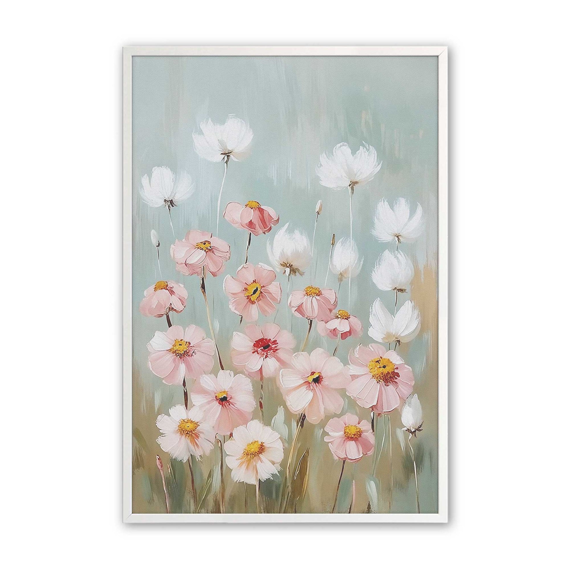 [Color:Opaque White], Picture of art in a Opaque White frame