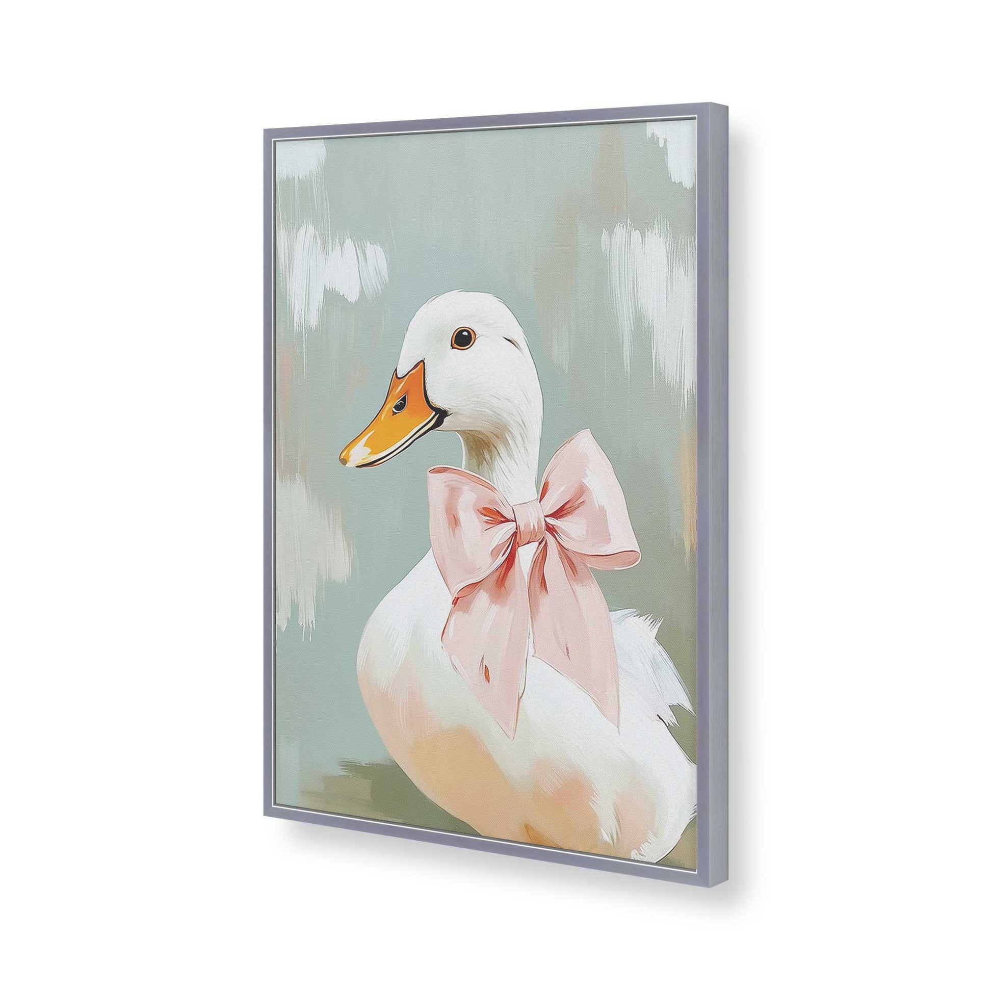 [Color:Polished Chrome], Picture of art in a Polished Chrome frame of the corner