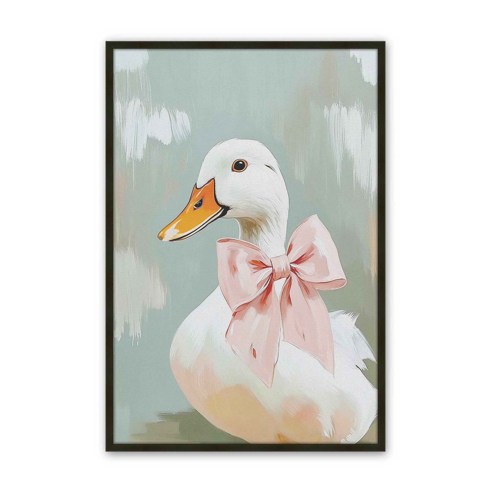 [Color:Satin Black], Picture of art in a Satin Black frame