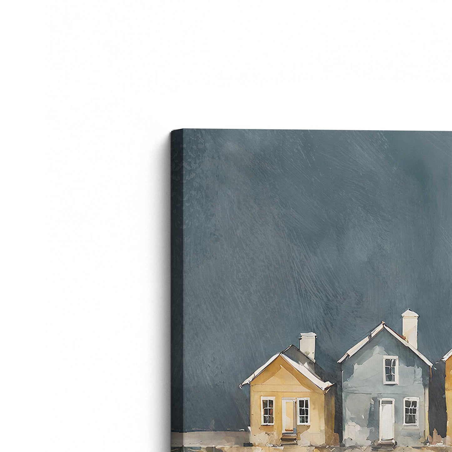 [Color:Stretched Canvas], Picture of the corner of the art