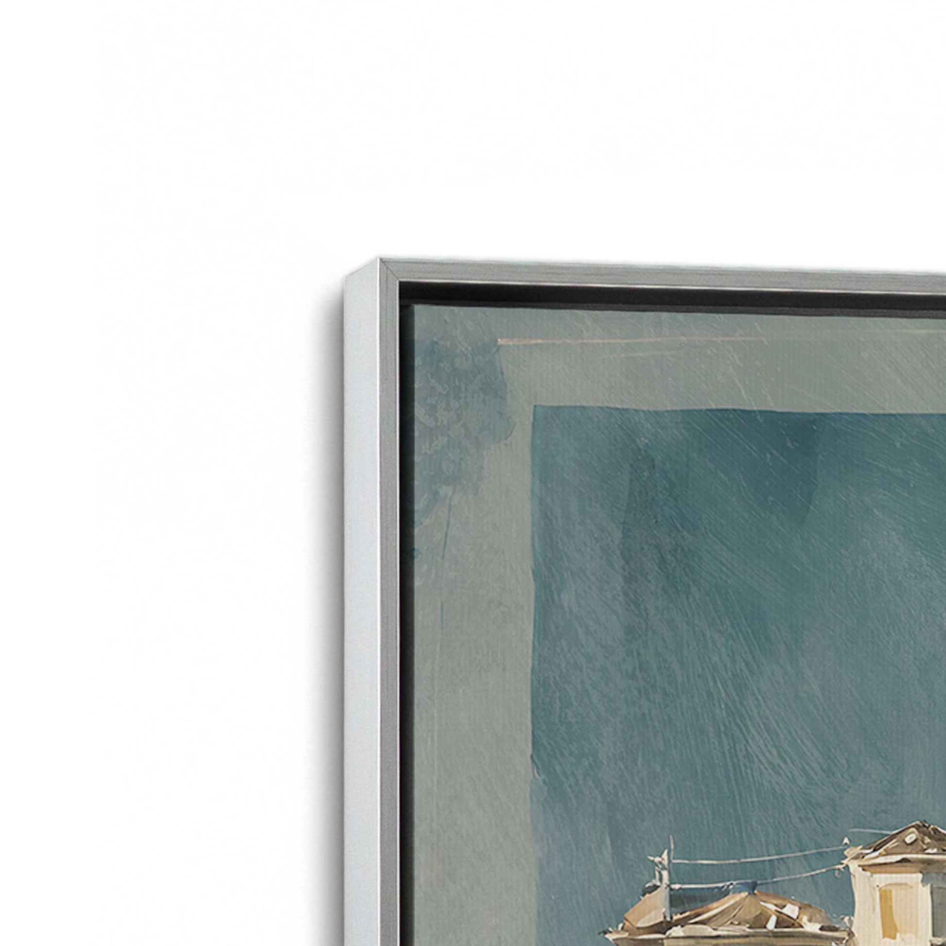 [Color:Polished Chrome], Picture of art in a Polished Chrome frame at an angle