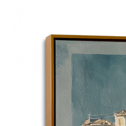 [Color:Polished Gold], Picture of art in a Polished Gold frame at an angle