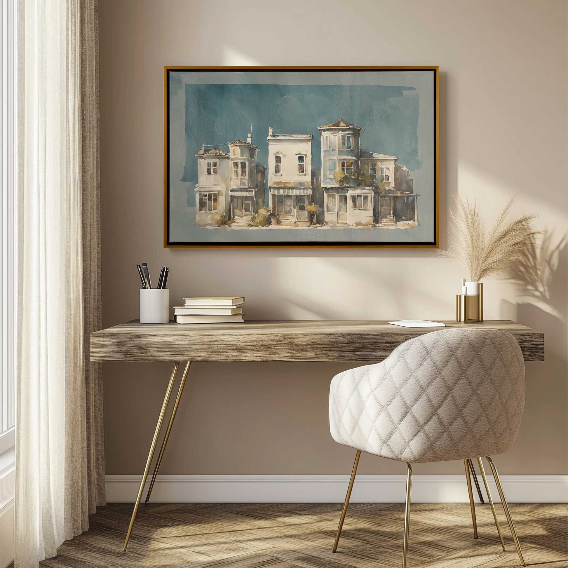 Picture of art in a room