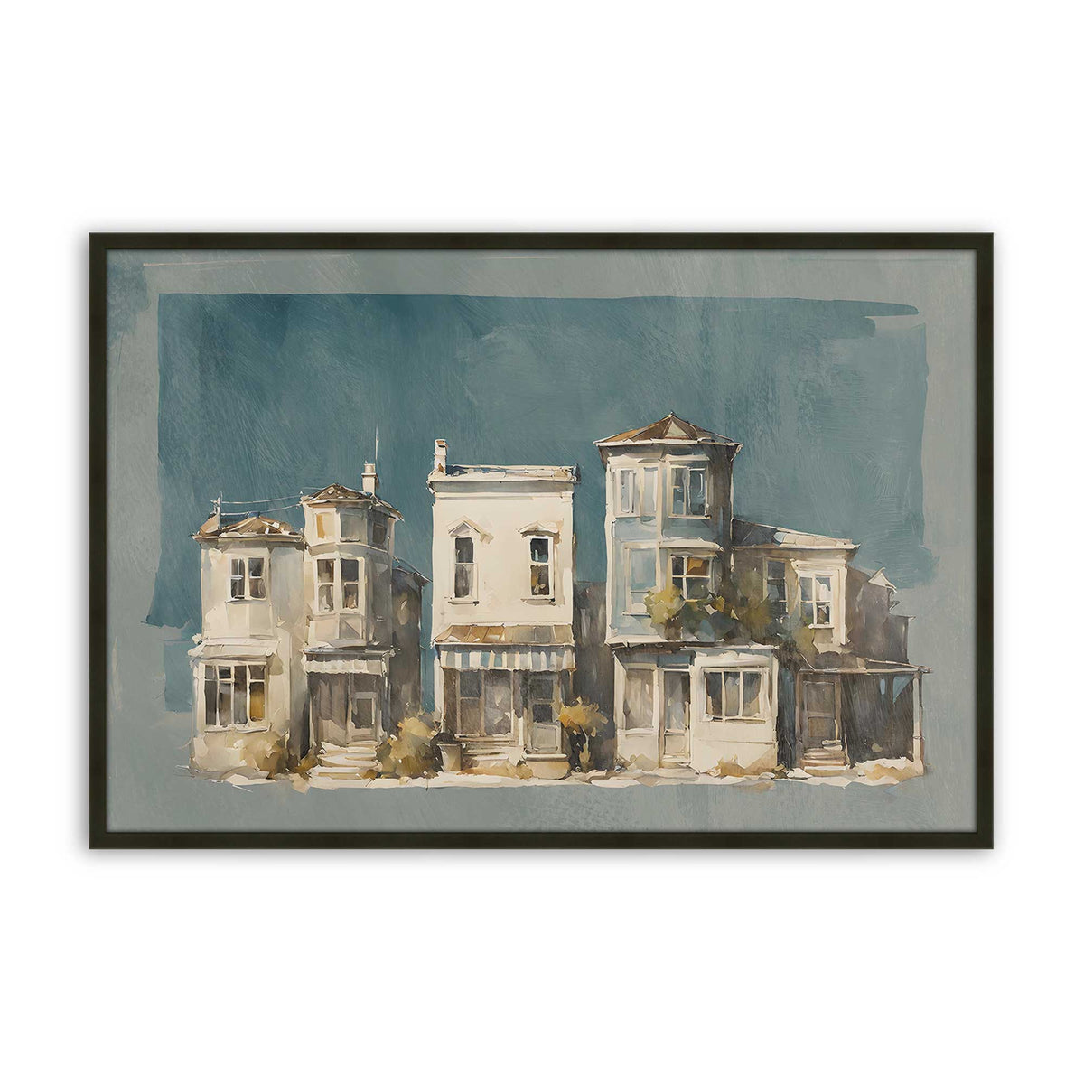 [Color:Satin Black], Picture of art in a Satin Black frame