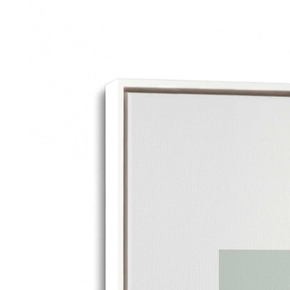 [Color:Opaque White], Picture of art in a White frame at an angle