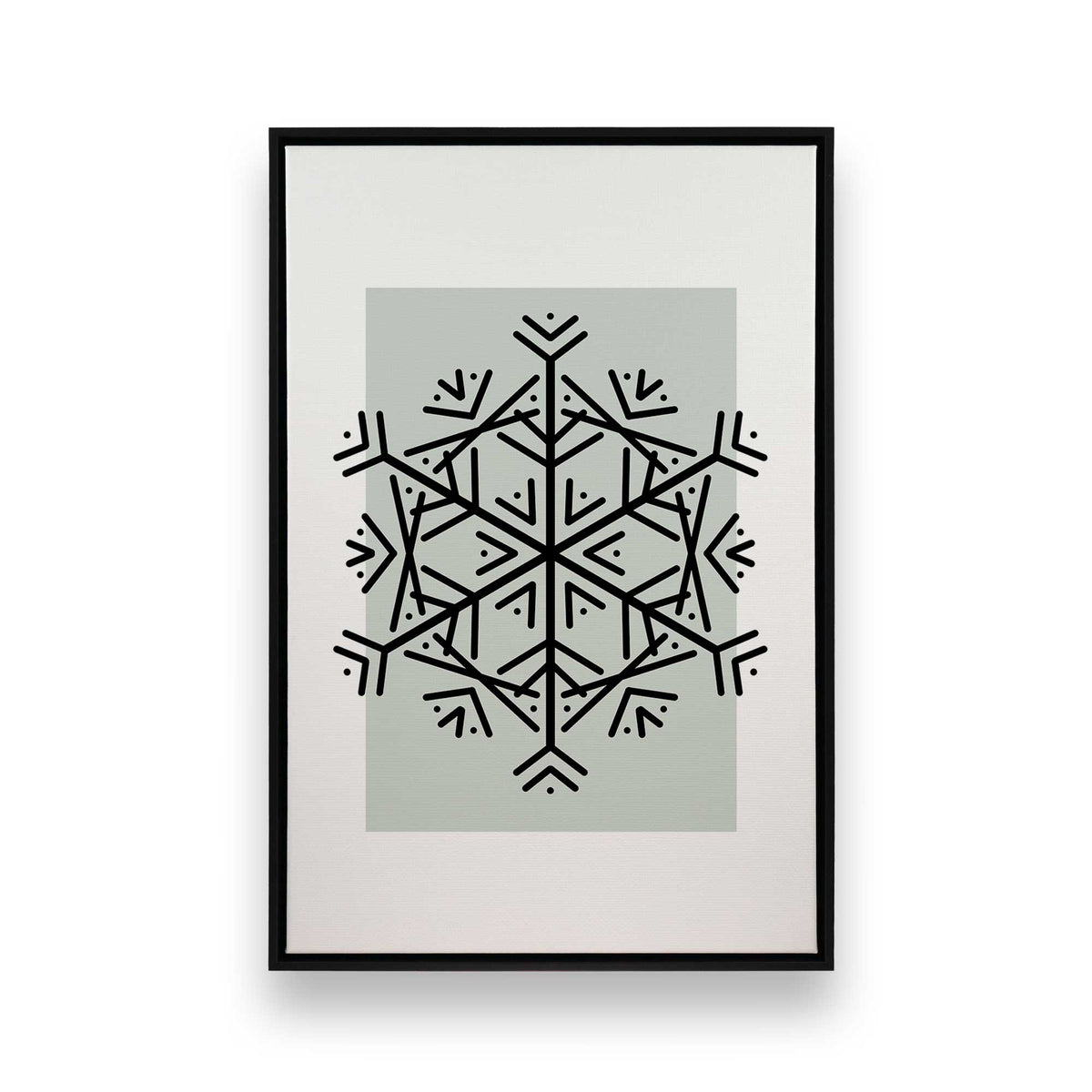 [Color:Satin Black], Picture of art in a Satin Black frame