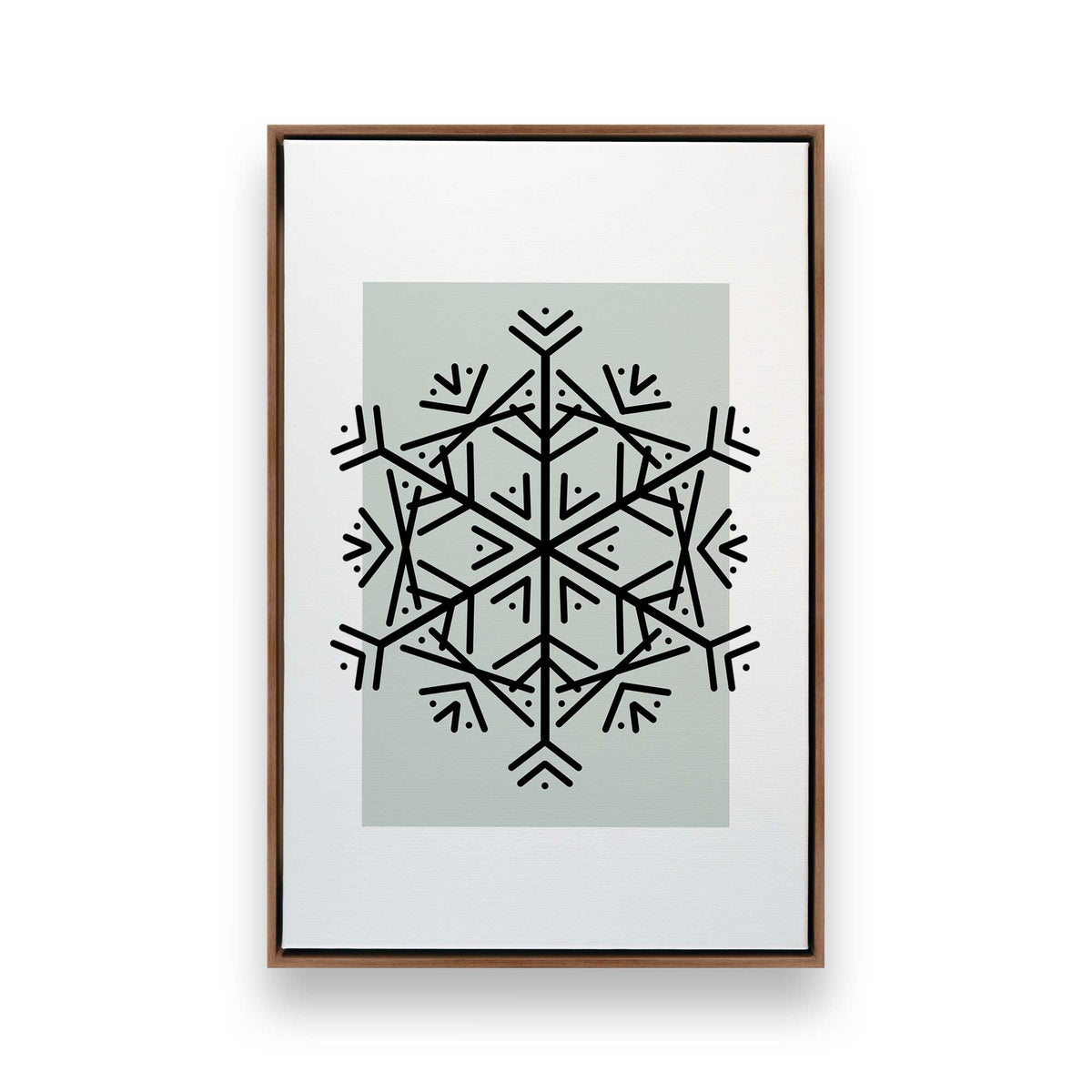 [Color:Walnut], Picture of art in a Walnut frame