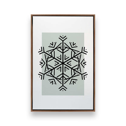 [Color:Walnut], Picture of art in a Walnut frame