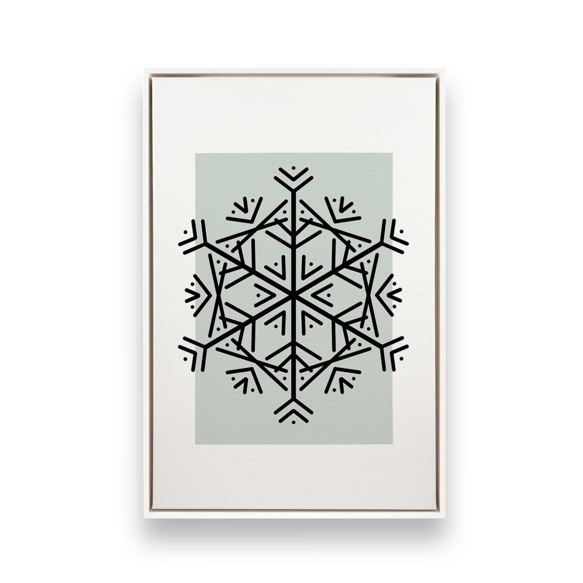 [Color:Opaque White], Picture of art in a White frame
