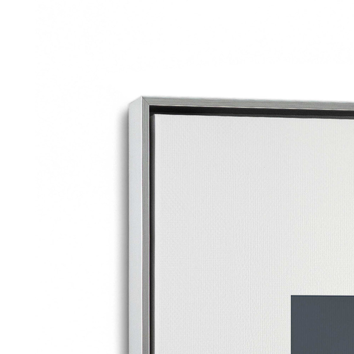[Color:Polished Chrome], Picture of art in a Polished Chrome frame at an angle