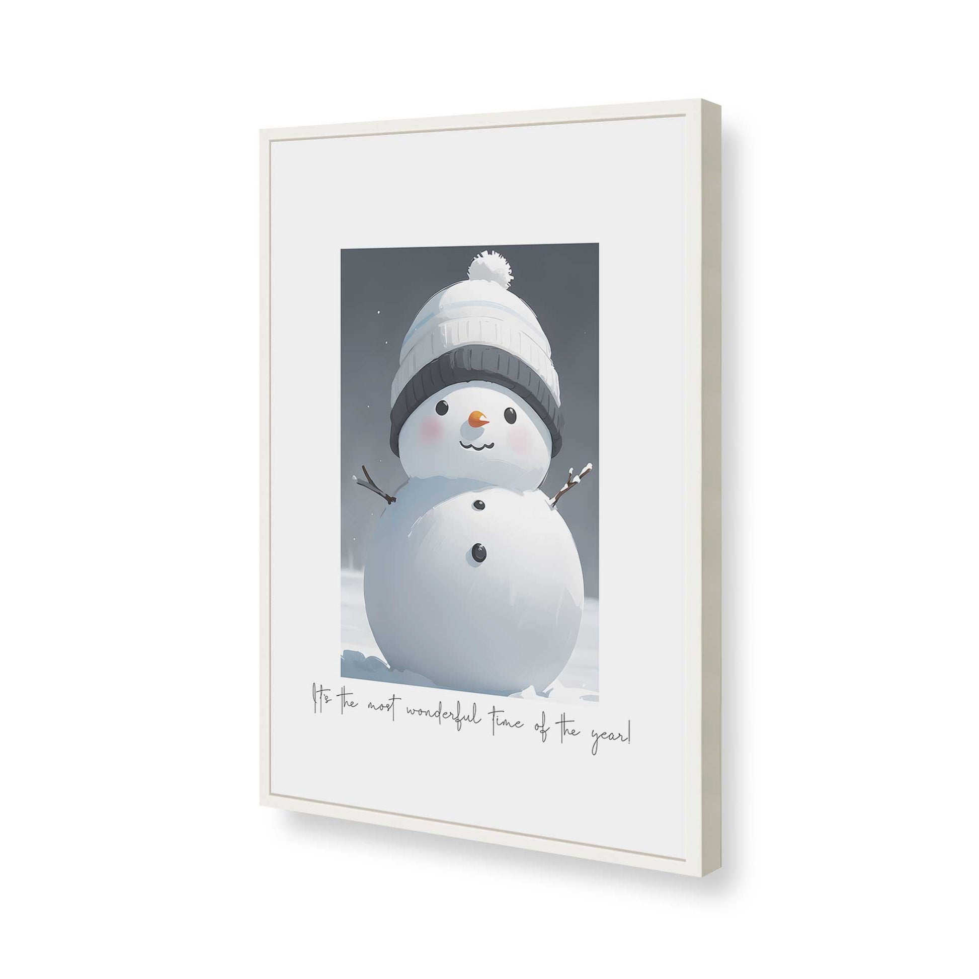 [Color:Opaque White], Picture of art in a Opaque White frame of the corner