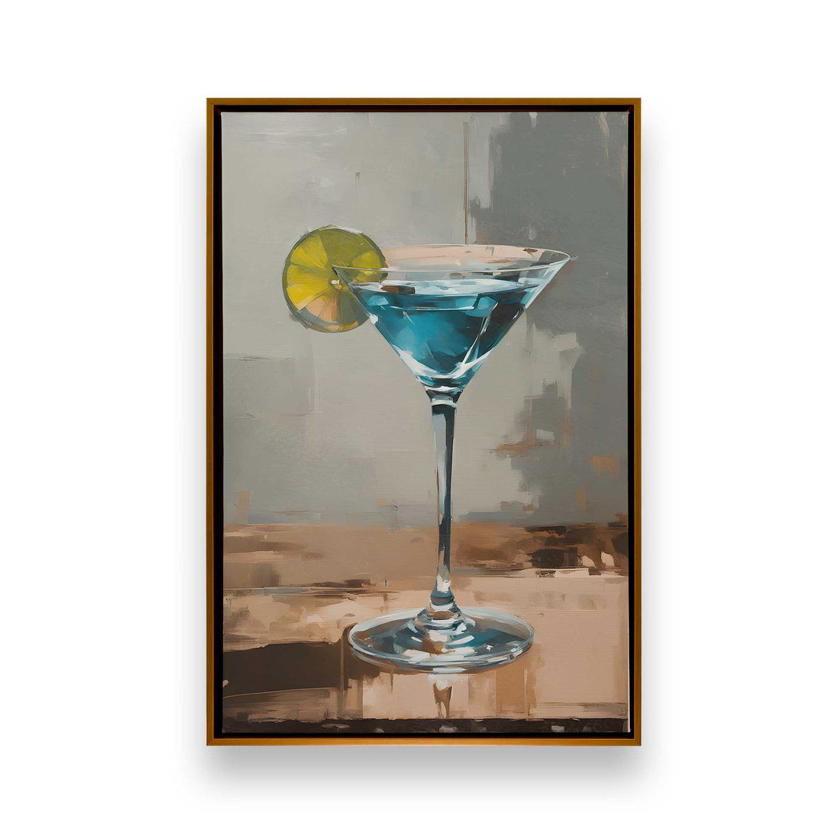 [Color:Polished Gold], Picture of art in a Polished Gold frame