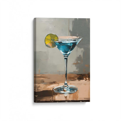 [Color:Stretched Canvas], Picture of art at an angle