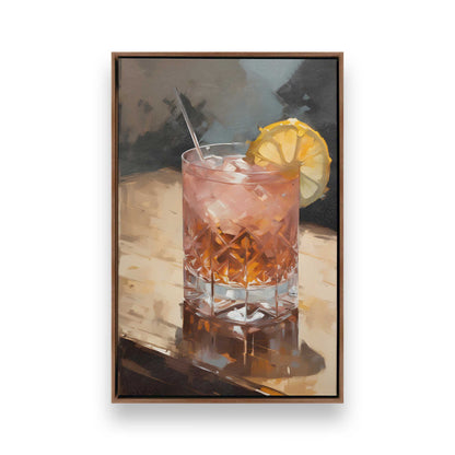 [Color:Walnut], Picture of art in a Walnut frame