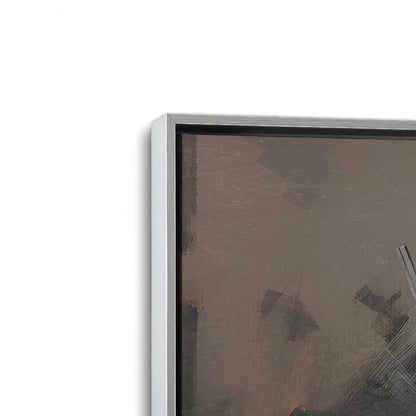 [Color:Polished Chrome], Picture of art in a Polished Chrome frame at an angle