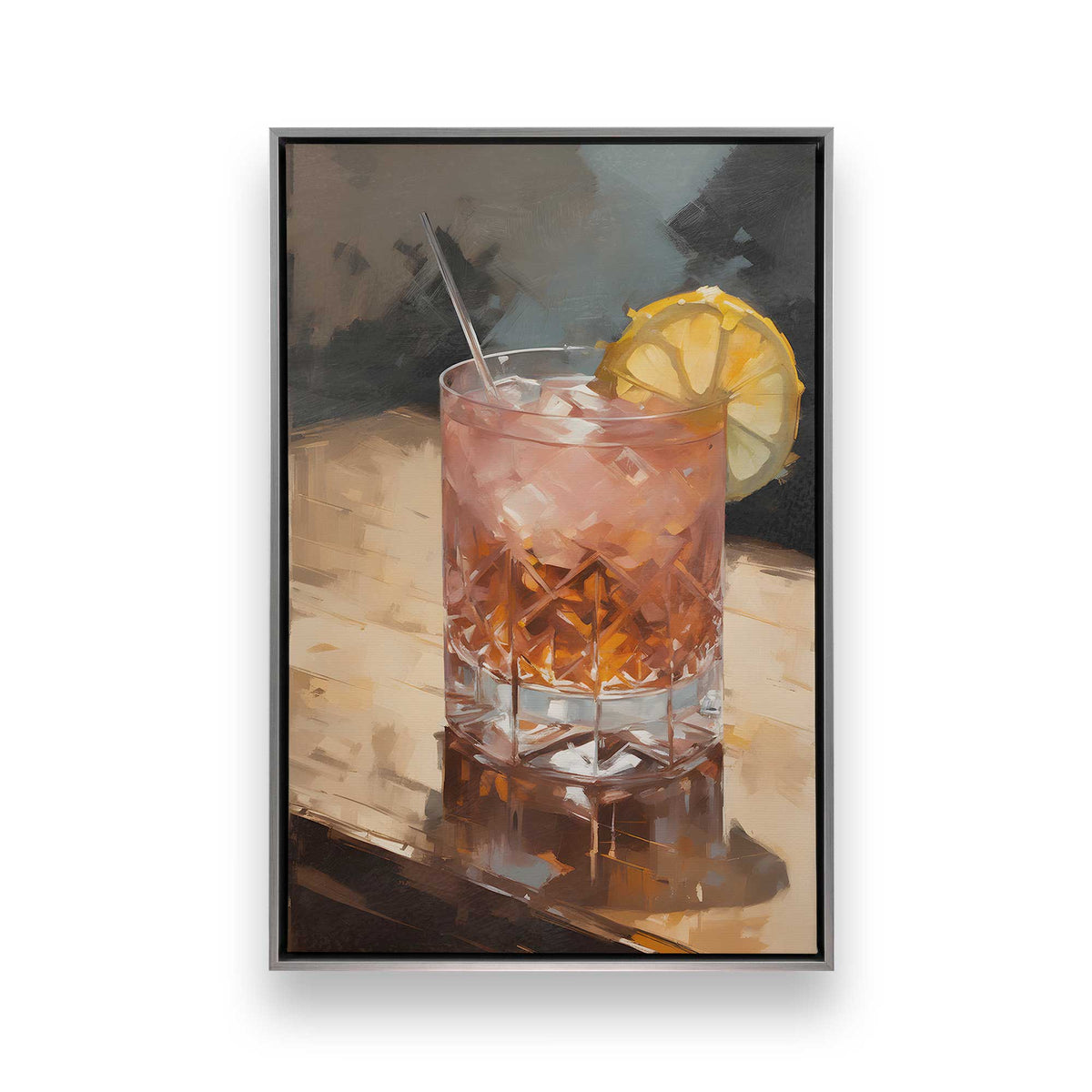 [Color:Polished Chrome], Picture of art in a Polished Chrome frame