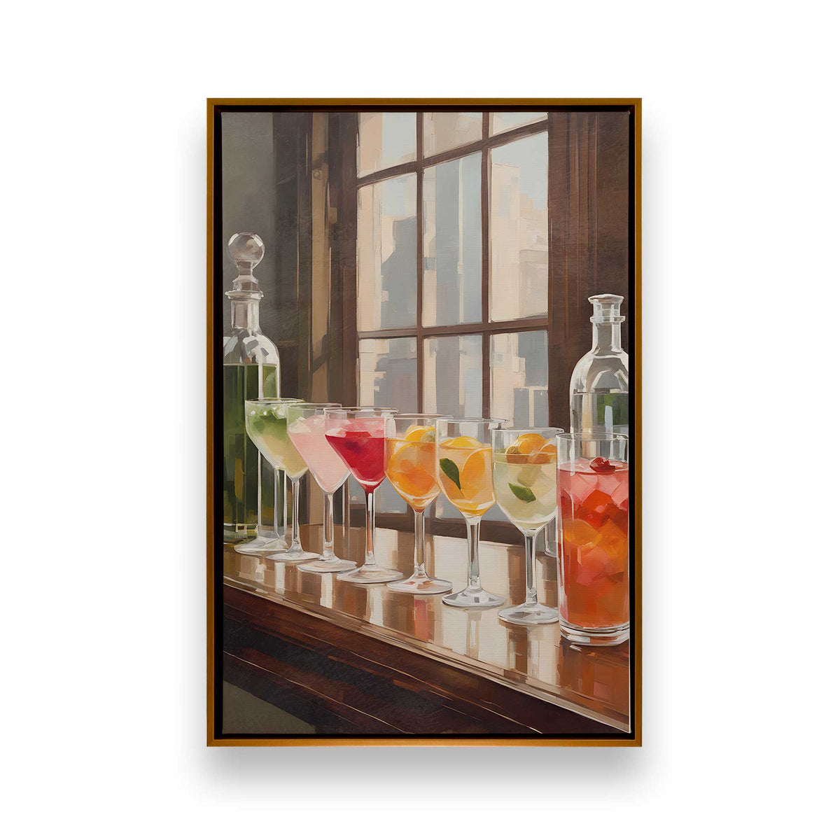 [Color:Polished Gold], Picture of art in a Polished Gold frame