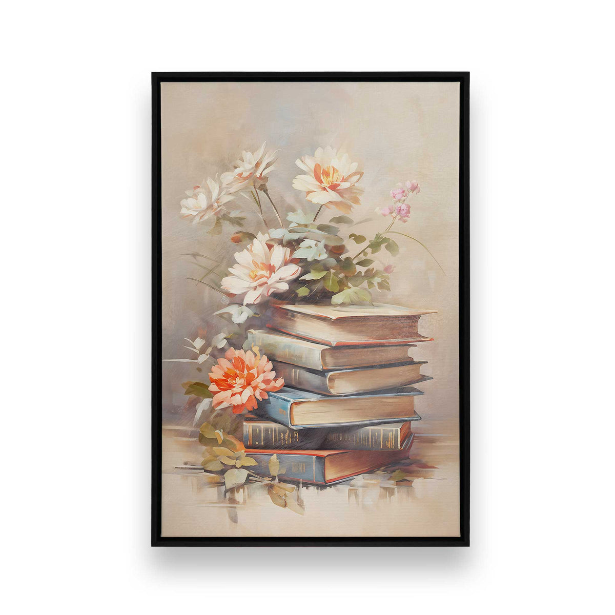 [Color:Satin Black], Picture of art in a Satin Black frame