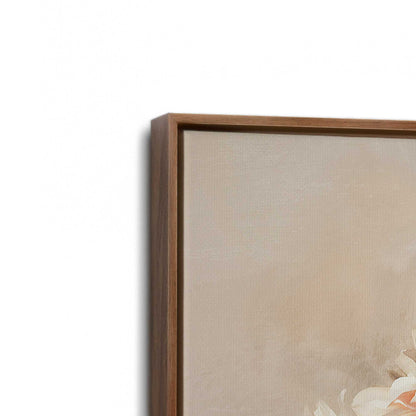 [Color:Walnut], Picture of art in a Walnut frame at an angle