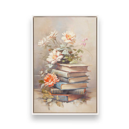 [Color:Opaque White], Picture of art in a White frame